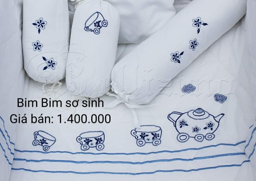 PIN PIN chăn chần gối - trắng